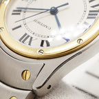 Cartier Santos Ronde MM Ivory Dial Watch Boys — view 7