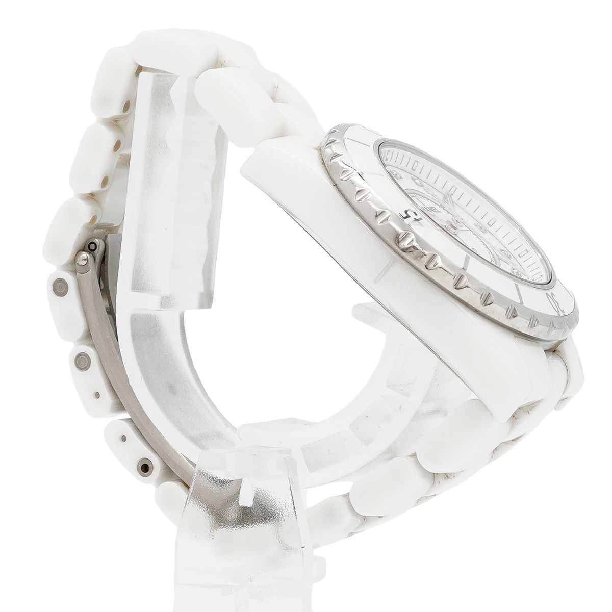 Chanel Diamond White Dial Watch — view 3
