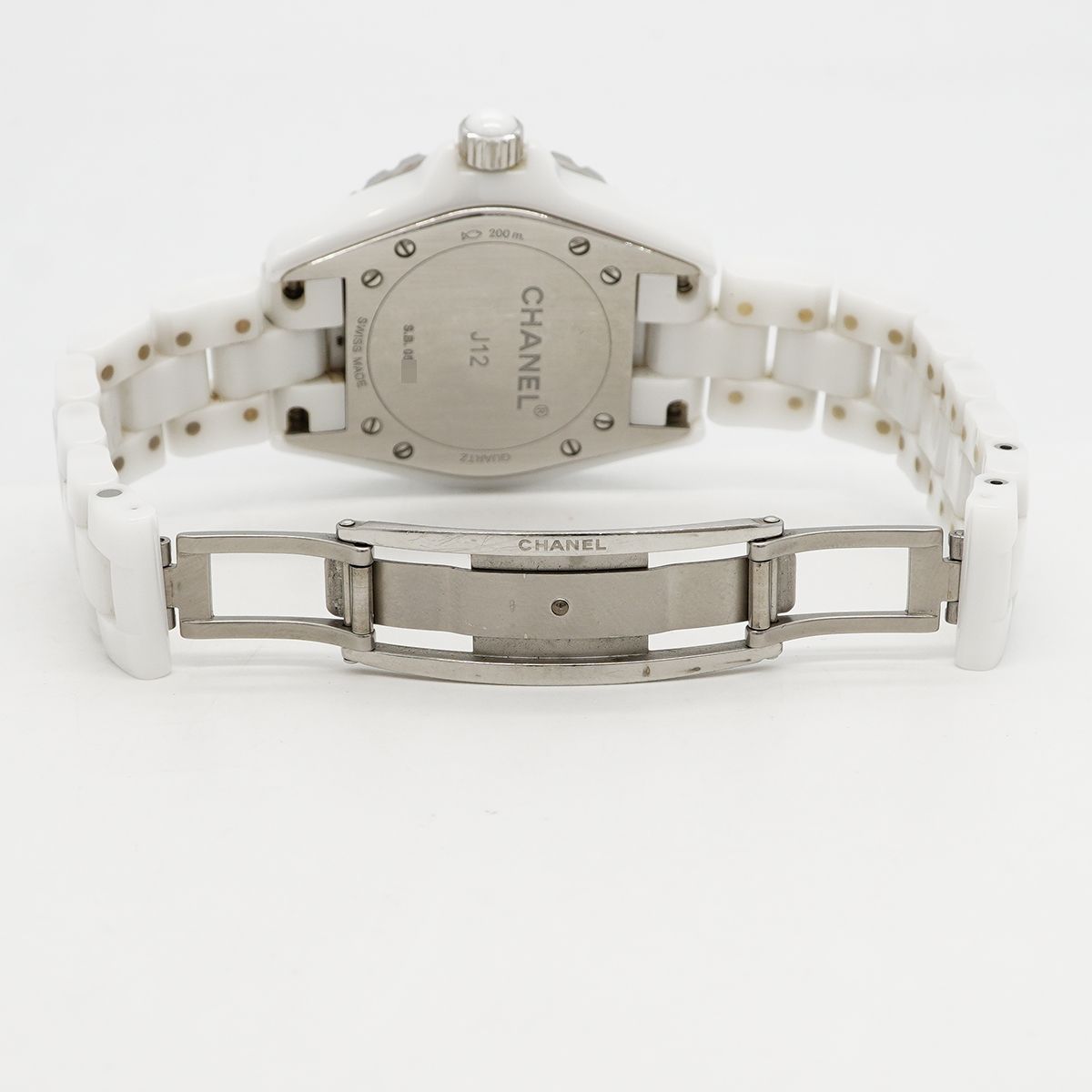 Chanel Diamond White Dial Watch — view 4