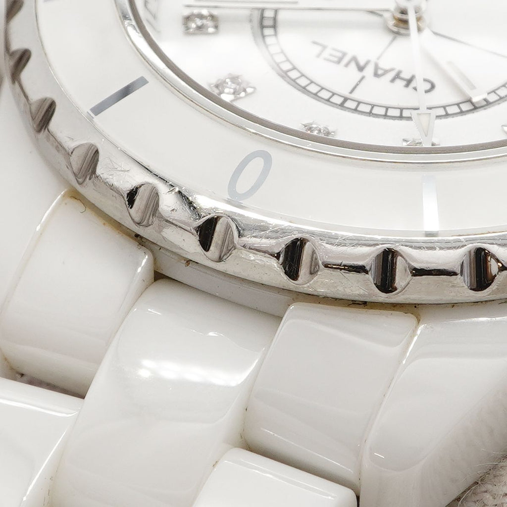 Chanel Diamond White Dial Watch — view 7