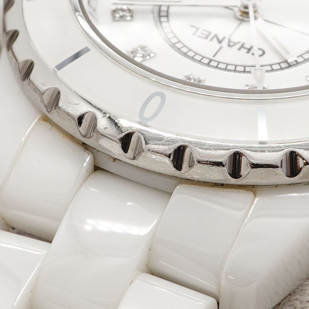 Chanel Diamond White Dial Watch — view 7