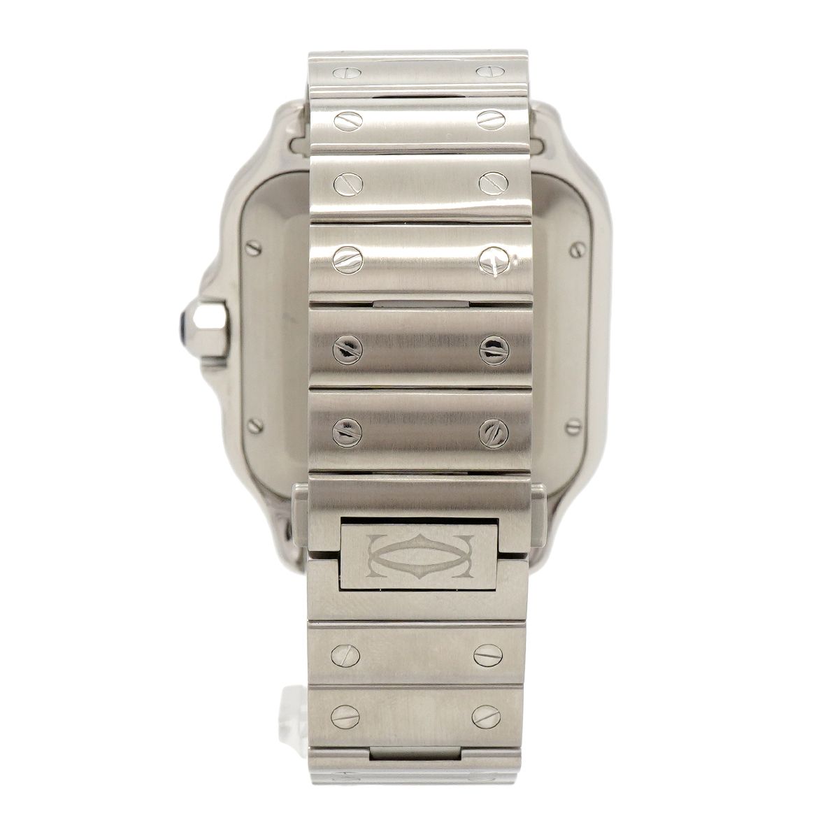 Cartier Santos LM Silver Dial Watch — view 7