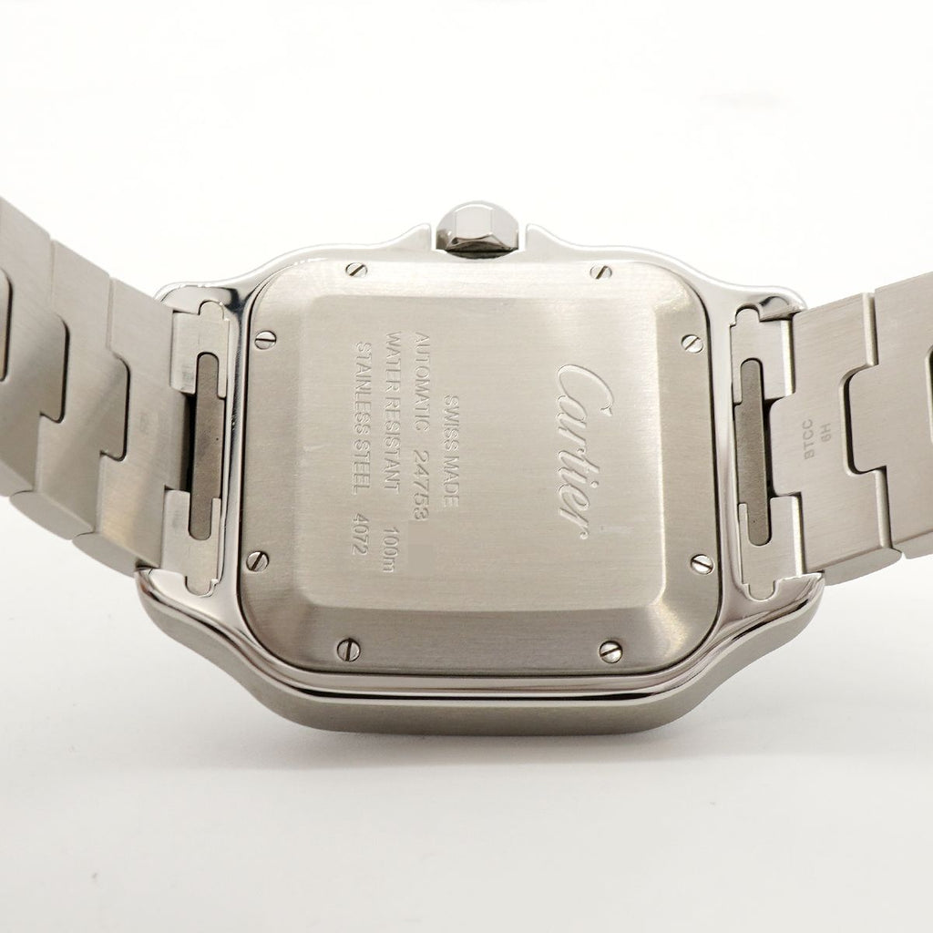 Cartier Santos LM Silver Dial Watch — view 5