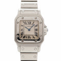 Cartier Santos Galbe SM Ivory Dial Watch