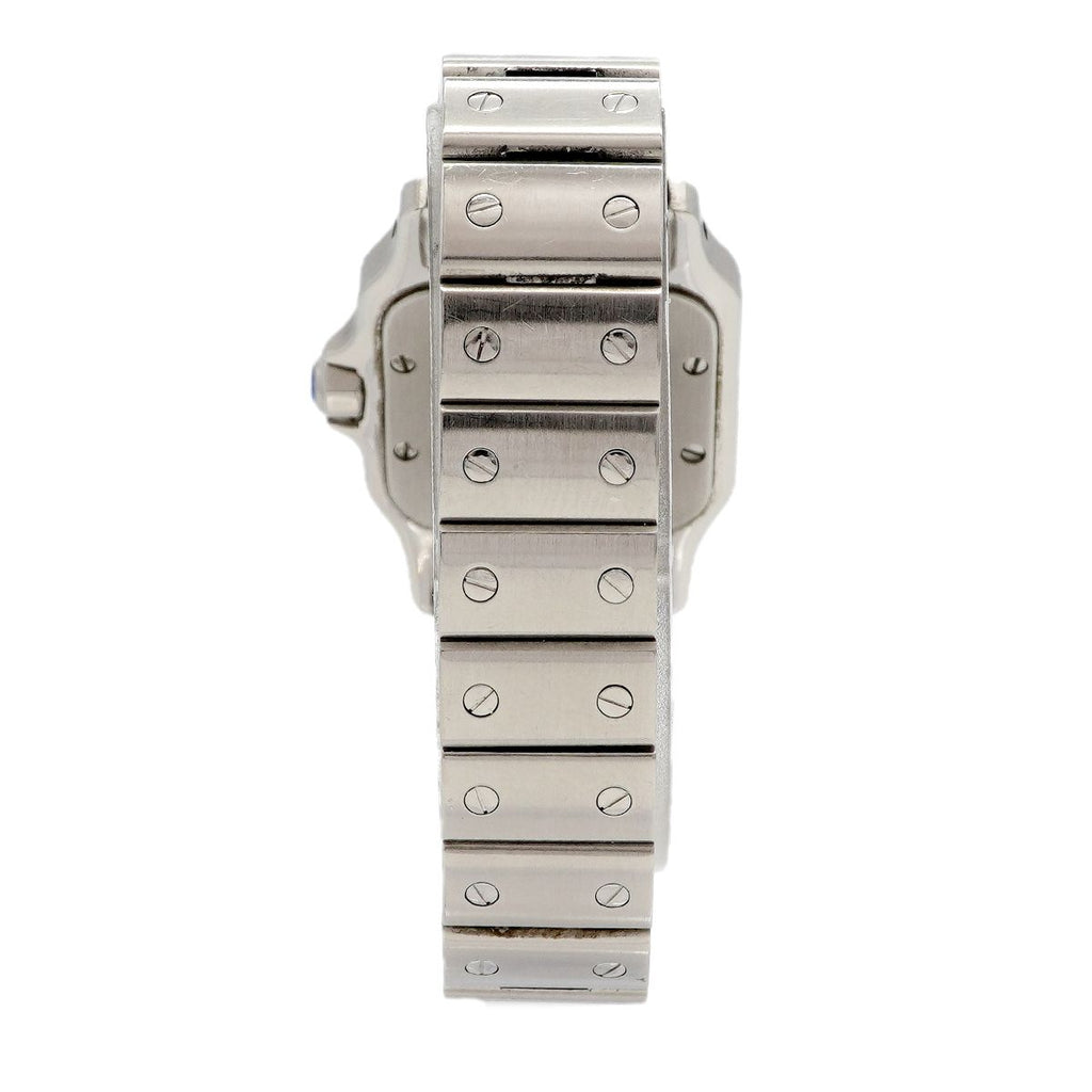 Cartier Santos Galbe SM Ivory Dial Watch — view 8