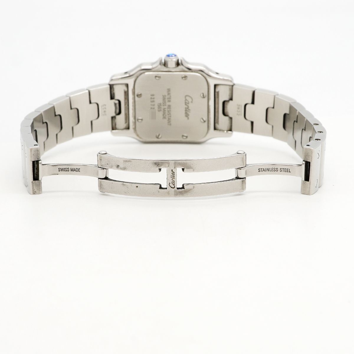 Cartier Santos Galbe SM Ivory Dial Watch — view 4