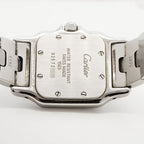 Cartier Santos Galbe SM Ivory Dial Watch — view 5