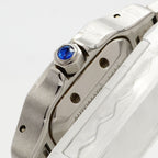 Cartier Santos Galbe SM Silver Dial Watch — view 9