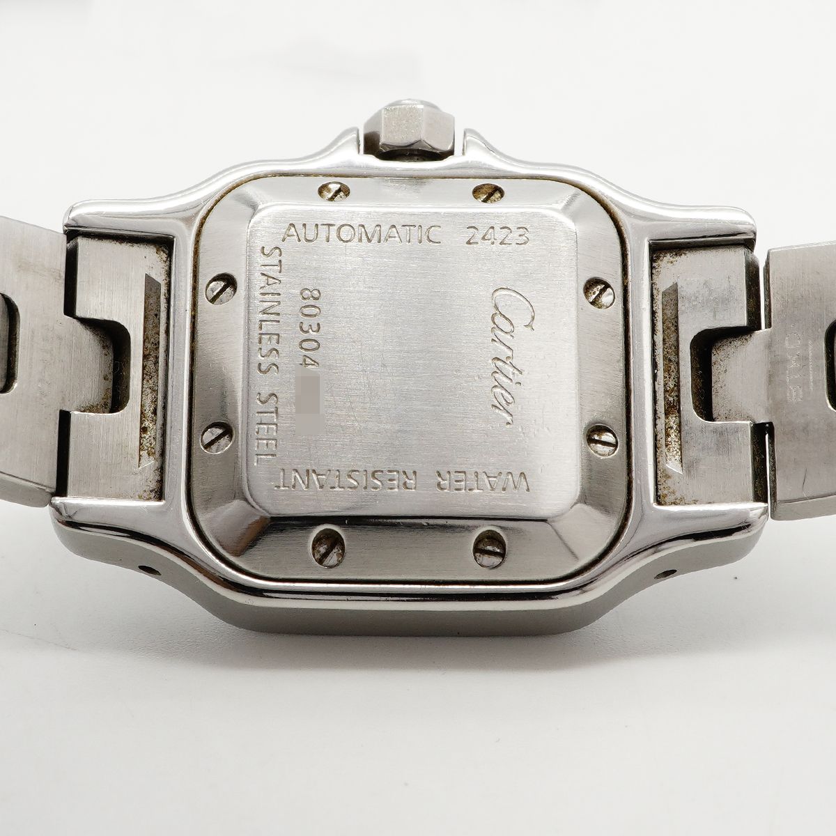 Cartier Santos Galbe SM Silver Dial Watch — view 5