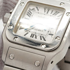 Cartier Santos Galbe SM Silver Dial Watch — view 7