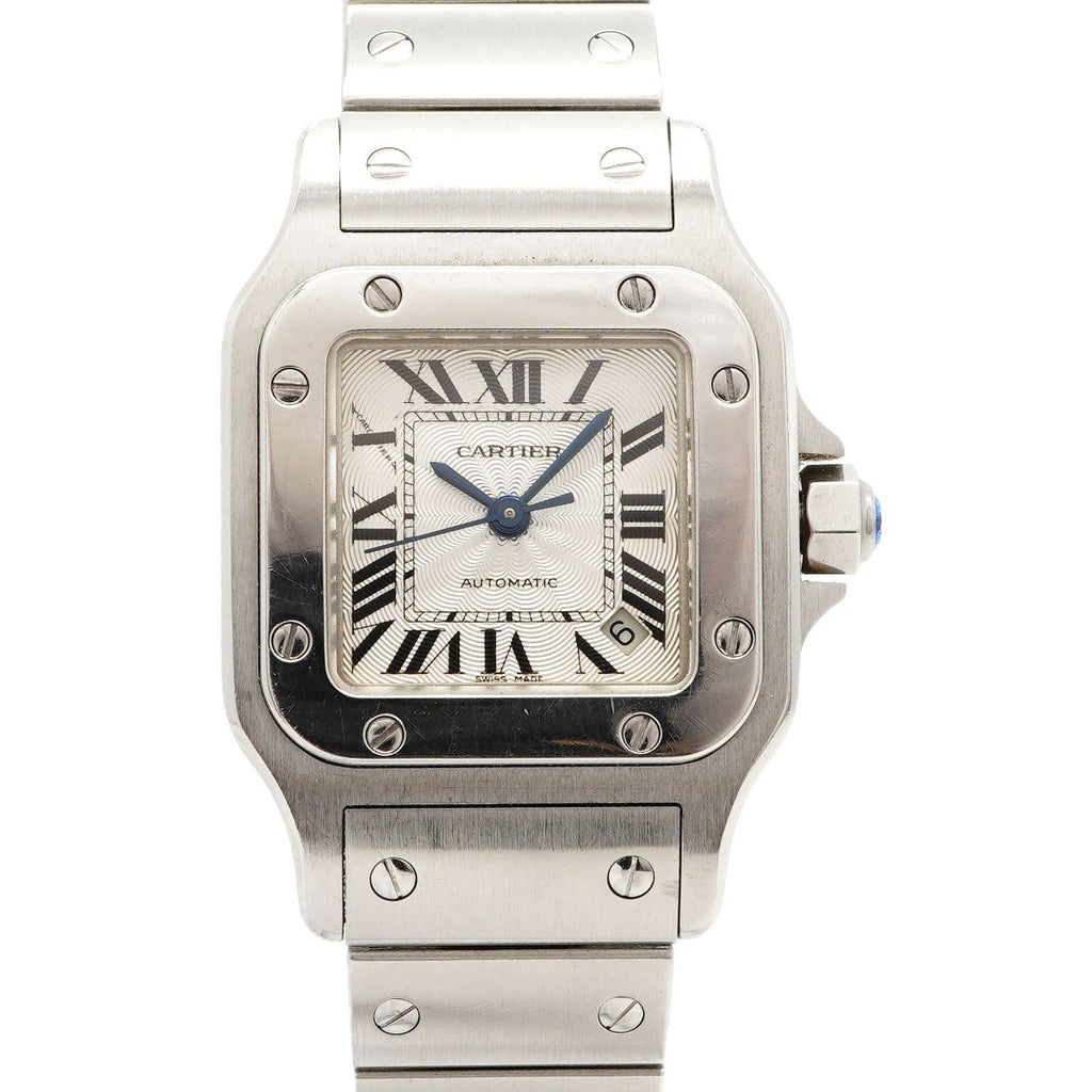 Cartier Santos Galbe SM Silver Dial Watch