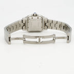 Cartier Santos Galbe SM Silver Dial Watch — view 4