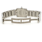 Cartier Tank Francaise SM Ivory Dial Watch — view 4