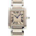 Cartier Tank Francaise SM Ivory Dial Watch
