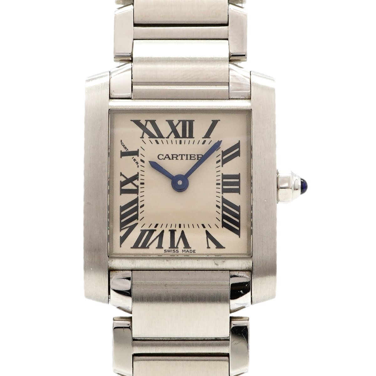 Cartier Tank Francaise SM Ivory Dial Watch