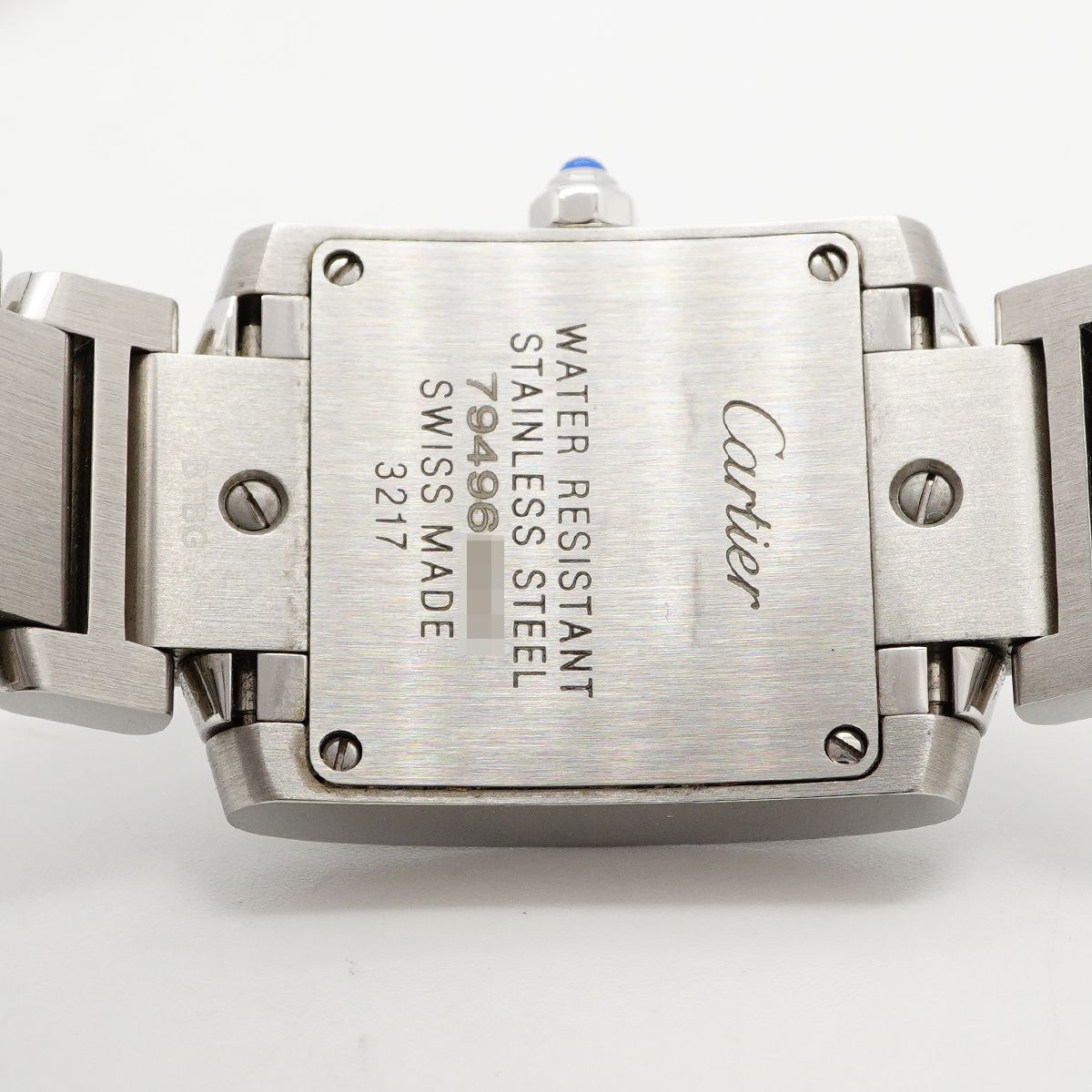 Cartier Tank Francaise SM Ivory Dial Watch — view 5