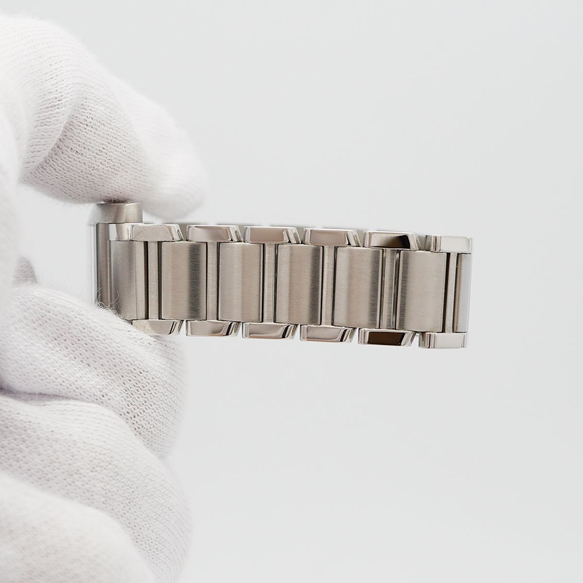 Cartier Tank Francaise SM Ivory Dial Watch — view 6