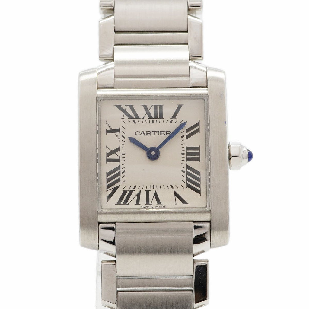 Cartier Tank Francaise SM Ivory Dial Watch