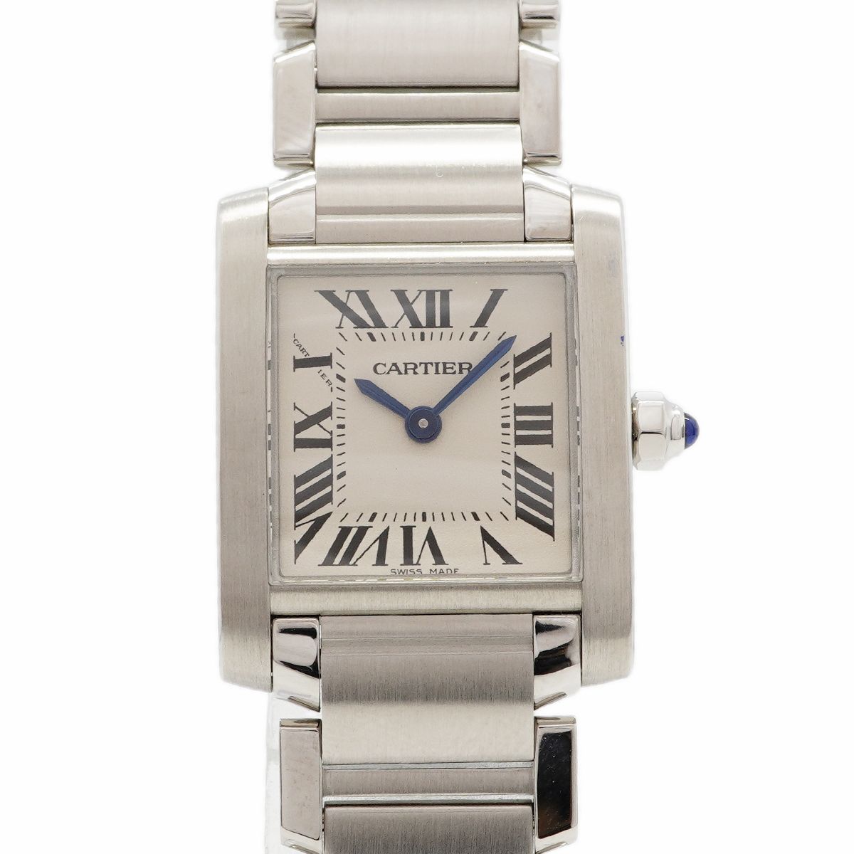 Cartier Tank Francaise SM Ivory Dial Watch