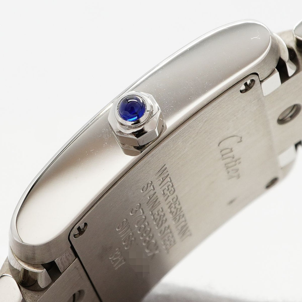 Cartier Tank Francaise SM Ivory Dial Watch — view 8