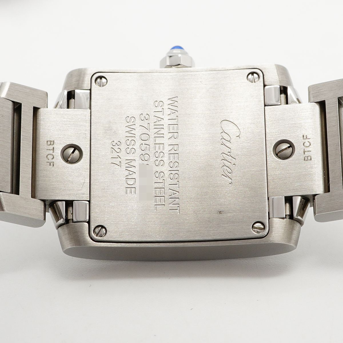 Cartier Tank Francaise SM Ivory Dial Watch — view 5