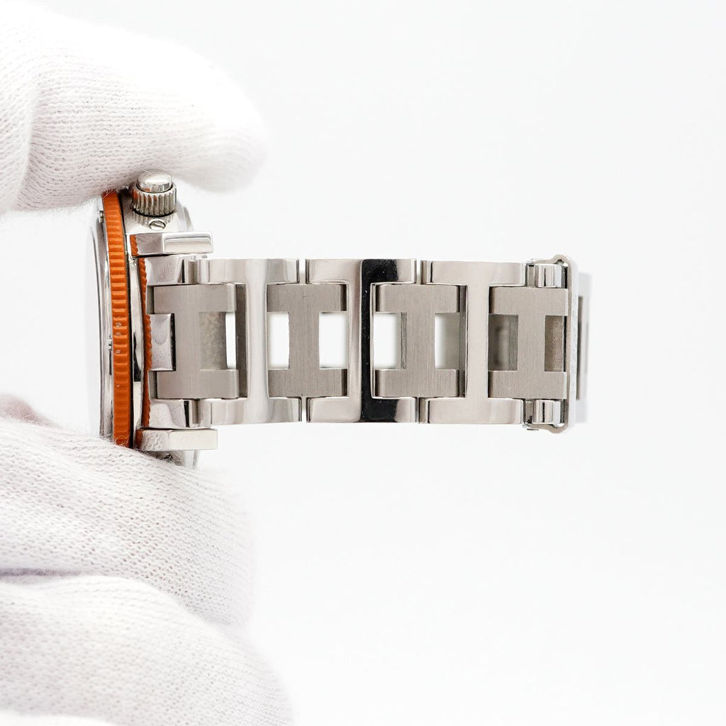 Hermes Clipper Diver Orange Dial Watch — view 6