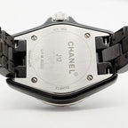 Chanel Diamond Black Dial Watch — view 5