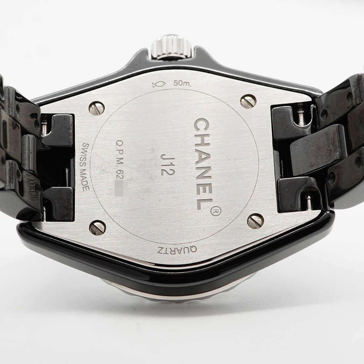 Chanel Diamond Black Dial Watch — view 5