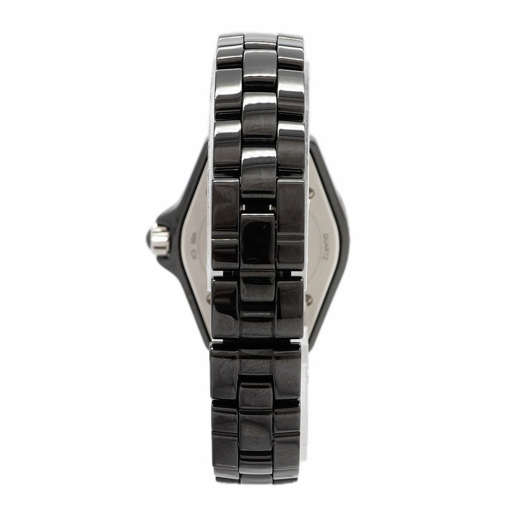 Chanel Diamond Black Dial Watch — view 7