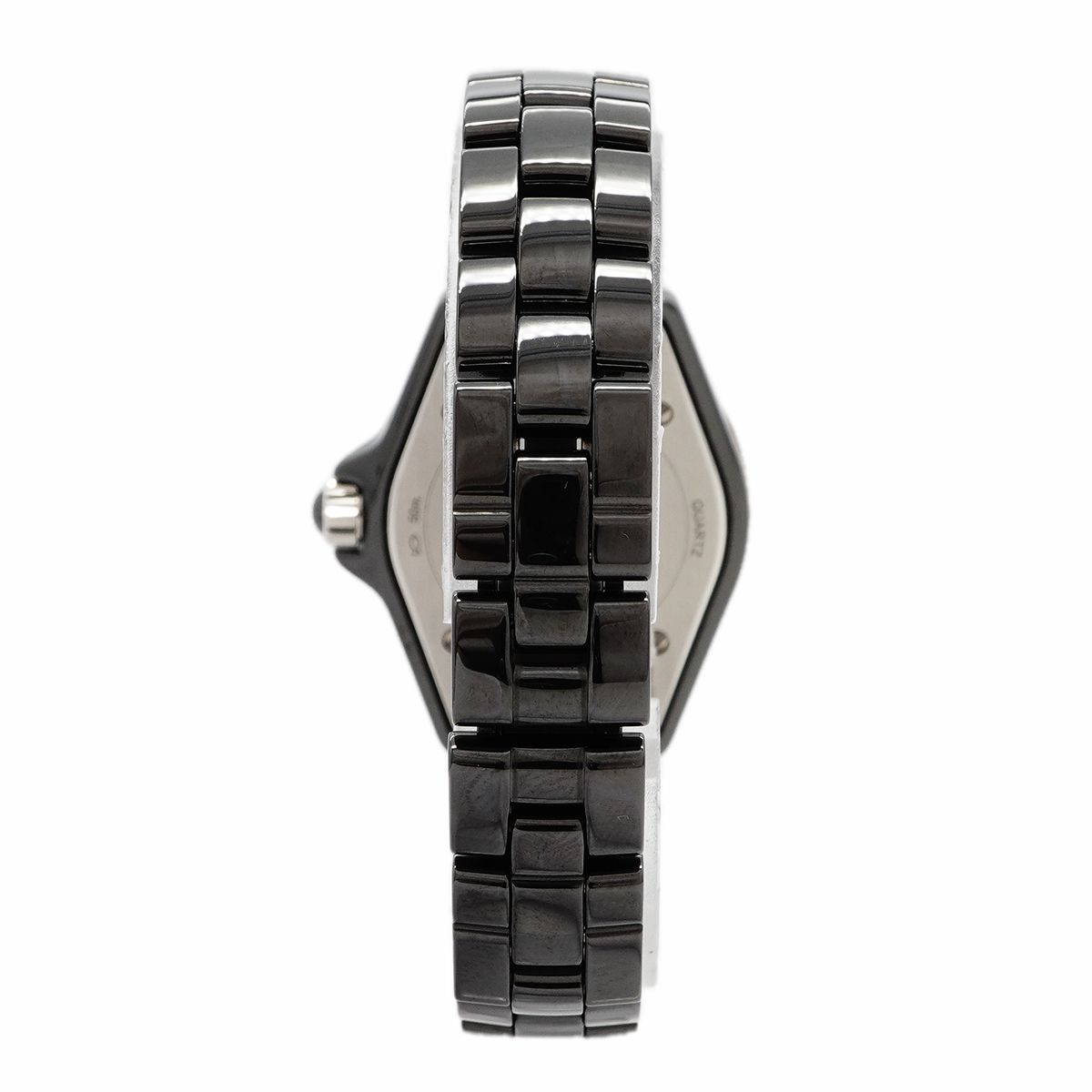 Chanel Diamond Black Dial Watch — view 7