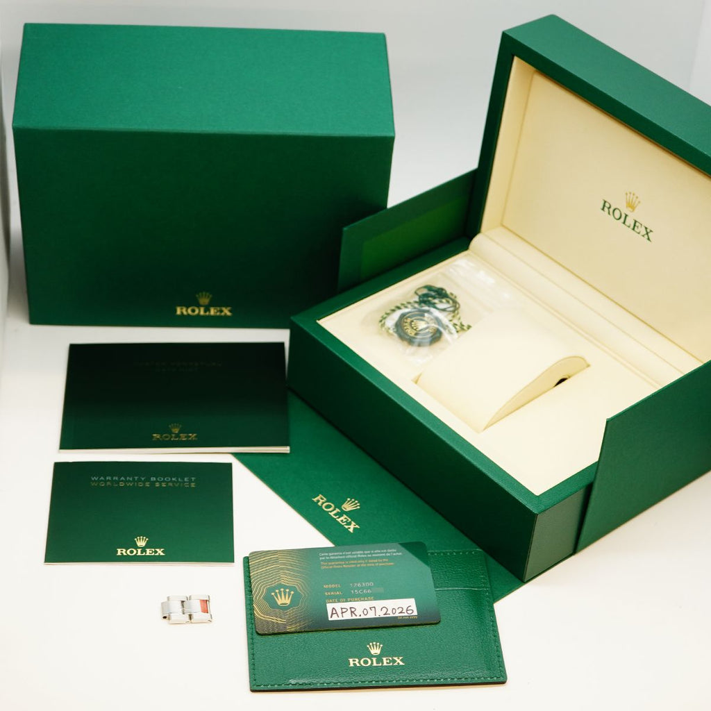 Rolex Datejust 41 Green Dial Watch — view 9