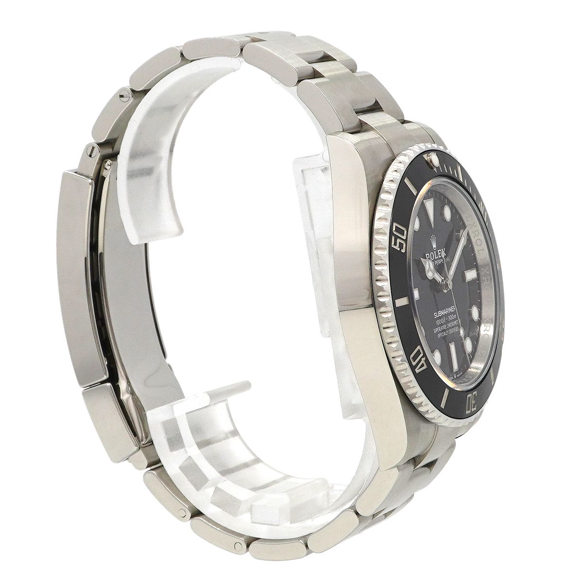 Rolex Submariner Non Date Black Dial Watch — view 3