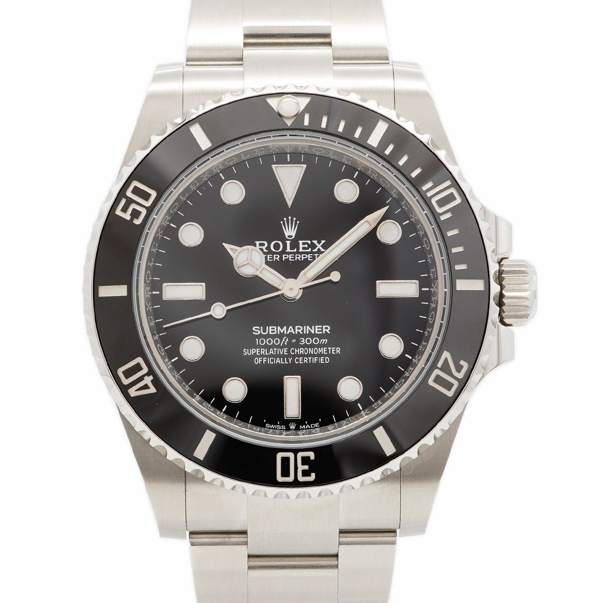 Rolex Submariner Non Date Black Dial Watch
