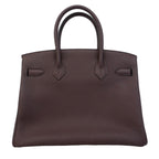 Hermes Handbag Birkin 30 Togo Cacao Silver — view 7