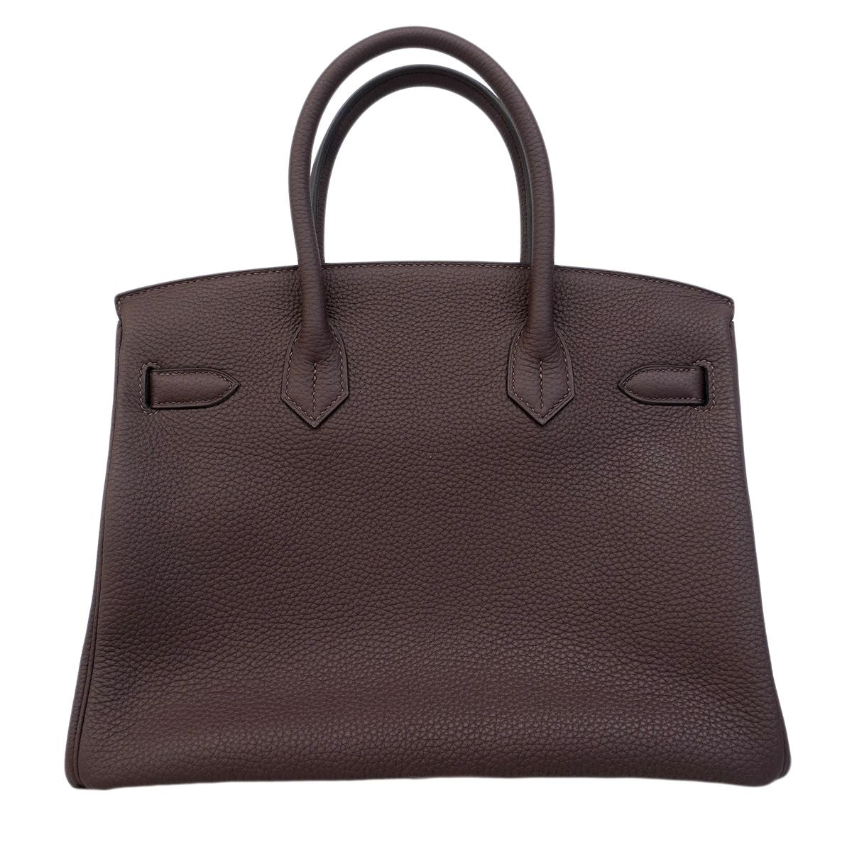 Hermes Handbag Birkin 30 Togo Cacao Silver — view 7