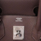 Hermes Handbag Birkin 30 Togo Cacao Silver — view 5