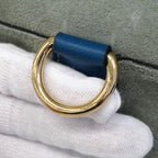 Hermes Handbag Toolbox 26 Color Blue Thalassa Gold 2-Way — view 8