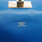 Hermes Handbag Toolbox 26 Color Blue Thalassa Gold 2-Way — view 5