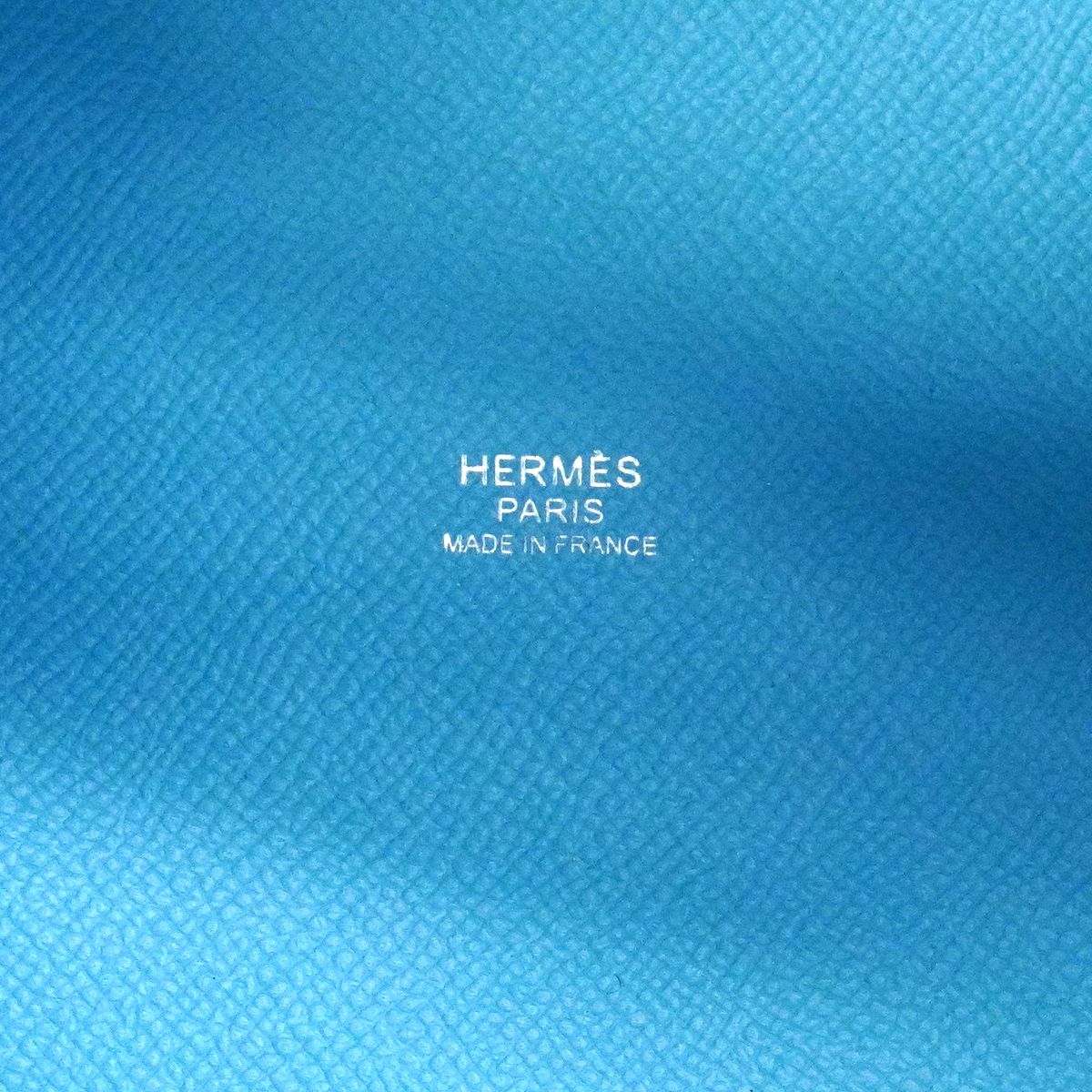 Hermes Handbag Picotin Lock PM Tresage Veau Epsom Blue Nord Silver — view 5