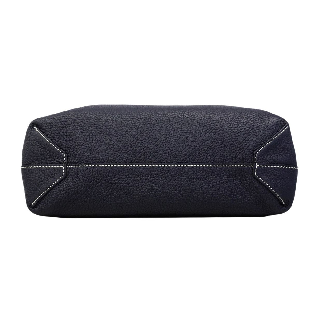 Hermes Tote Double Sens 28 Taurillon Clemence Rose Azalea Blue Nuit — view 3