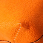 Hermes Tote Double Sens 36 Taurillon Clemence Orange Gold — view 7