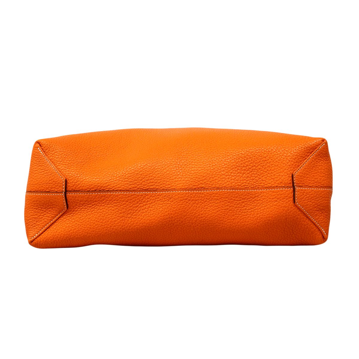 Hermes Tote Double Sens 36 Taurillon Clemence Orange Gold — view 3