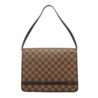 Louis Vuitton Shoulder Bag Damier Tribeca Carre Ebene