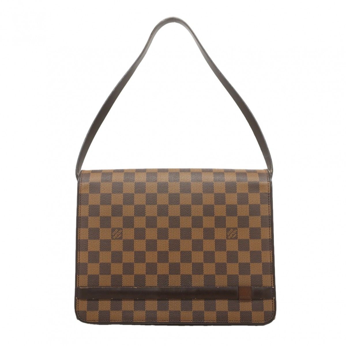 Louis Vuitton Shoulder Bag Damier Tribeca Carre Ebene