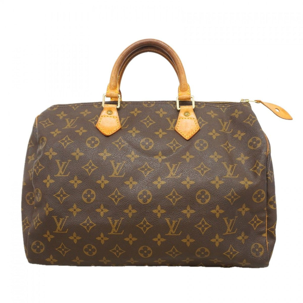 Louis Vuitton Handbag Monogram Speedy 35 Brown