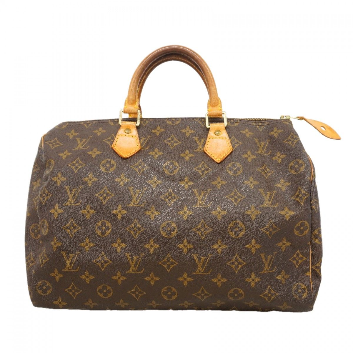 Louis Vuitton Handbag Monogram Speedy 35 Brown