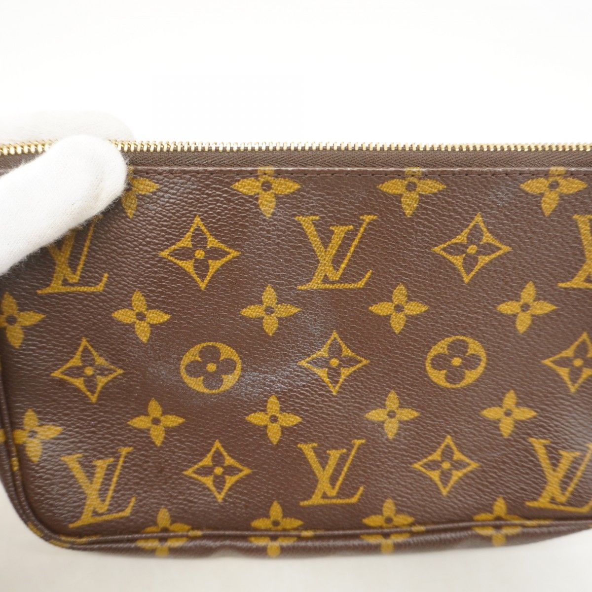 Louis Vuitton Pouch Monogram Pochette Brown — view 9