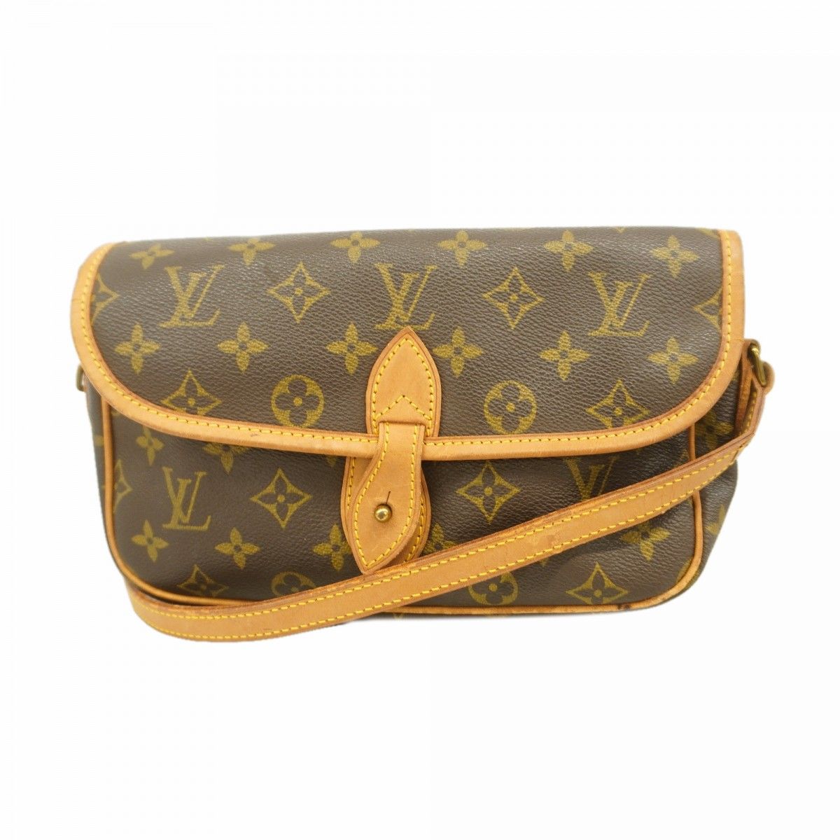 Louis Vuitton Shoulder Bag Monogram Gibessiere PM Brown