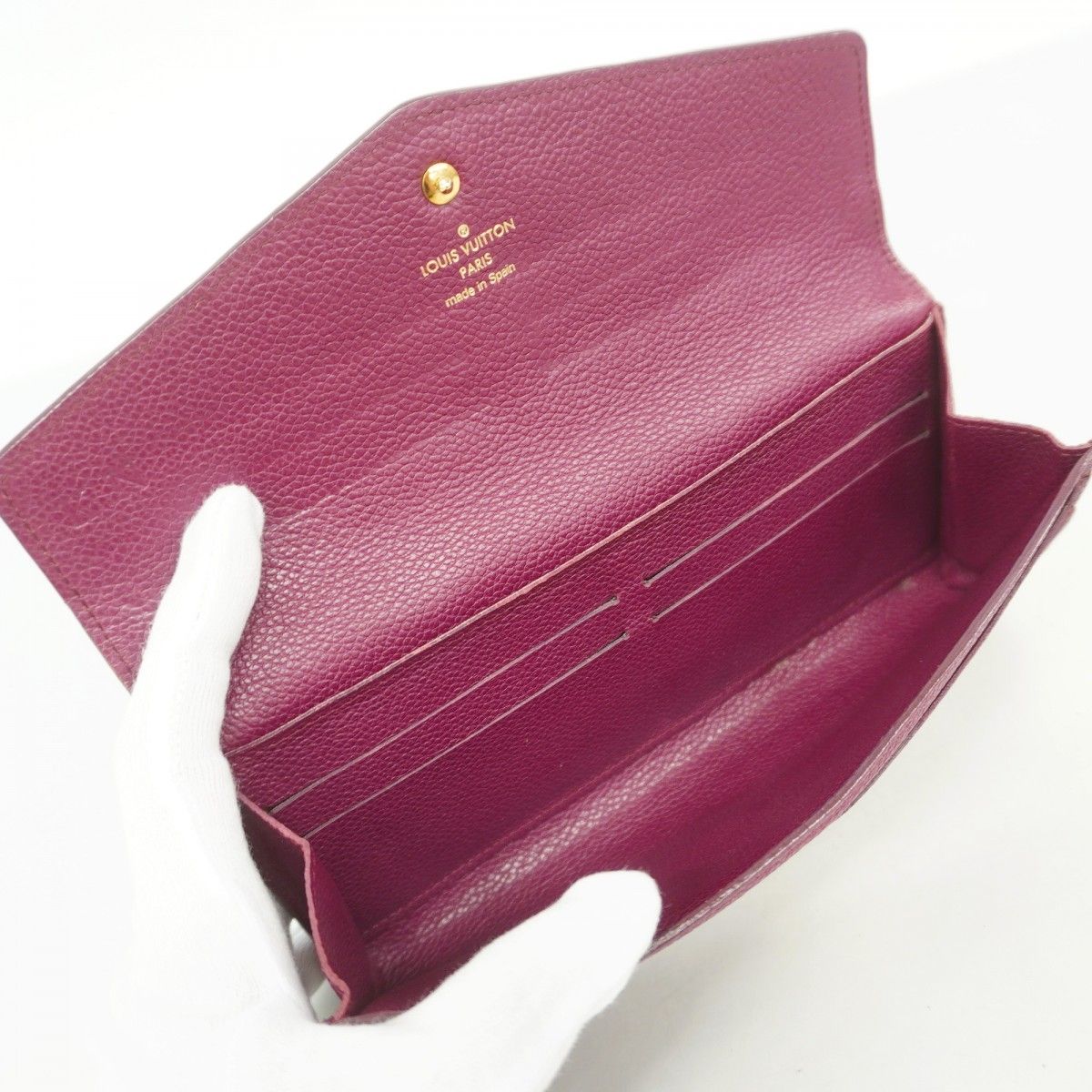 Louis Vuitton Wallet Monogram Empreinte Portefeuille Curilles Aurore — view 9