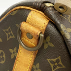 Louis Vuitton Boston Bag Monogram Keepall Bandouliere 45 Brown — view 9
